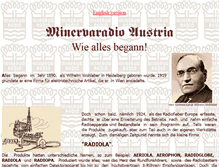 Tablet Screenshot of minervaradio.com